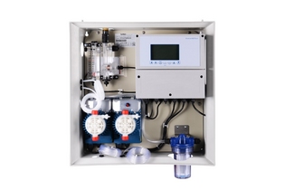 Станция контроля качества воды AquaViva PH+Free Cl 5л/ч + Ячейка + 2 насоса