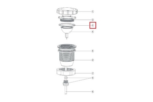 Уплотнительное кольцо прожектора Aquaviva LED/UL-50